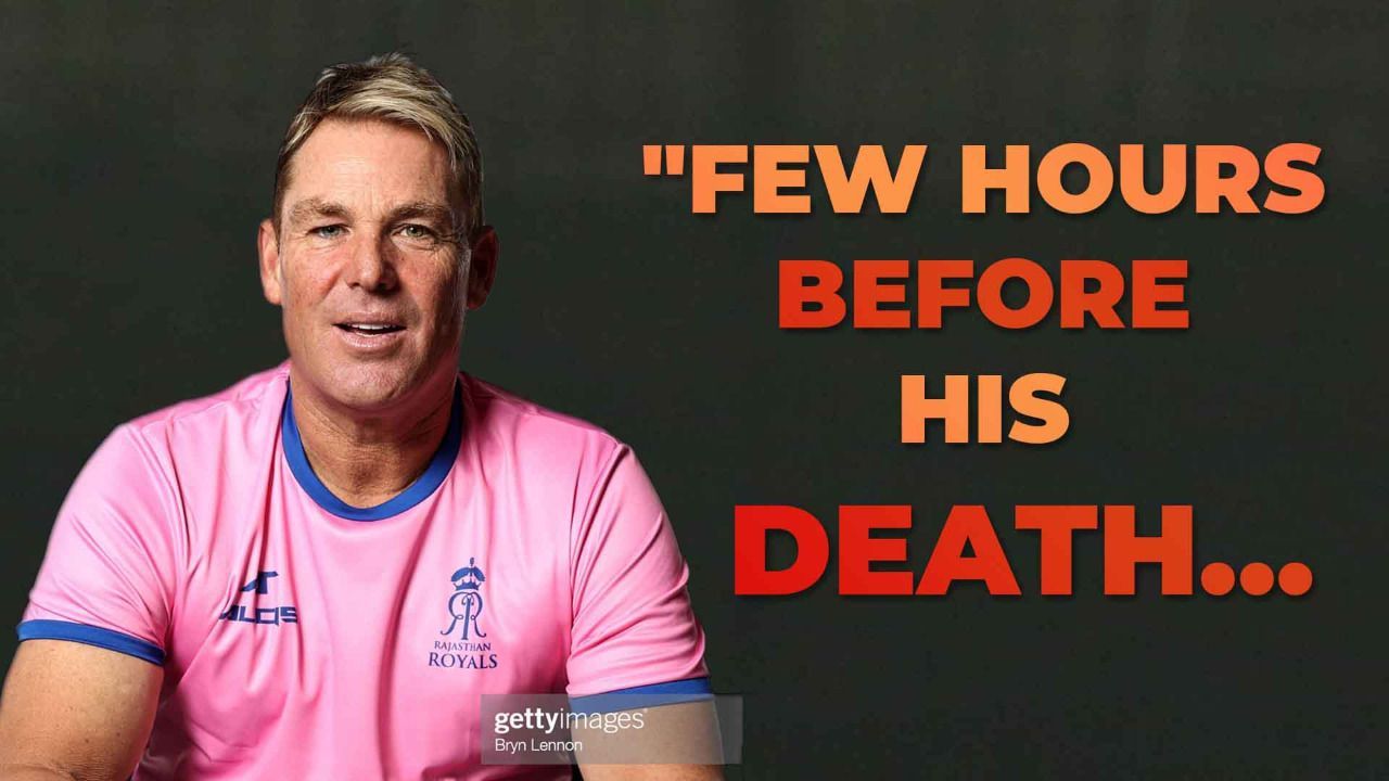 Shane Warne's Last Night Before His Demise | IPL | Rajasthan Royals