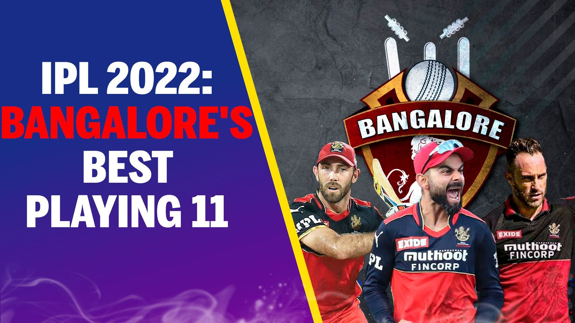 Royal Challengers Bangalore Best Playing 11 IPL 2022 | RCB Probable Playing XI | Faf du Plessis | Virat Kohli