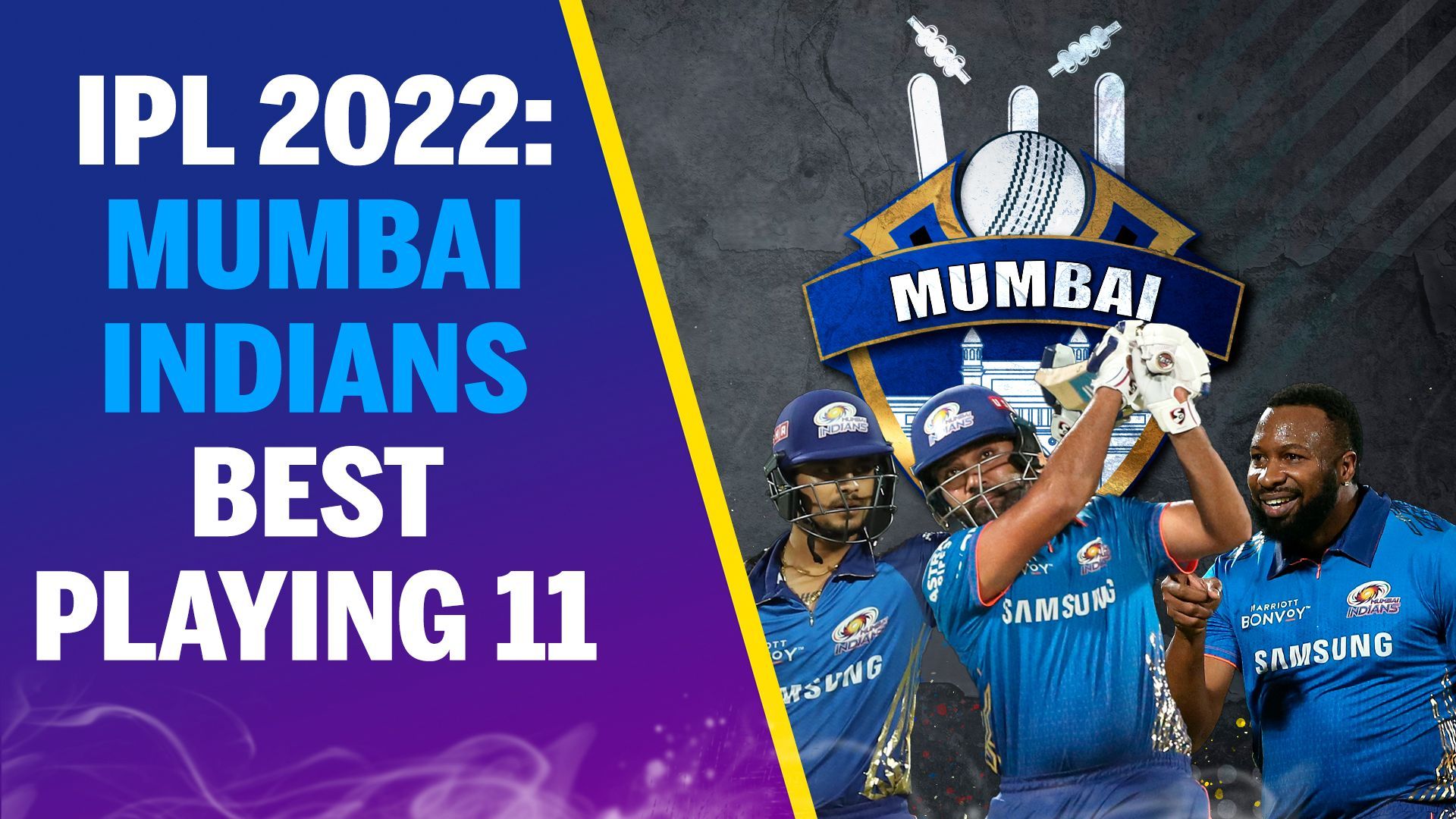Mumbai Indians Best Playing 11 IPL 2022 | MI Probable Playing XI | Rohit Sharma | Ishan Kishan | Bumrah