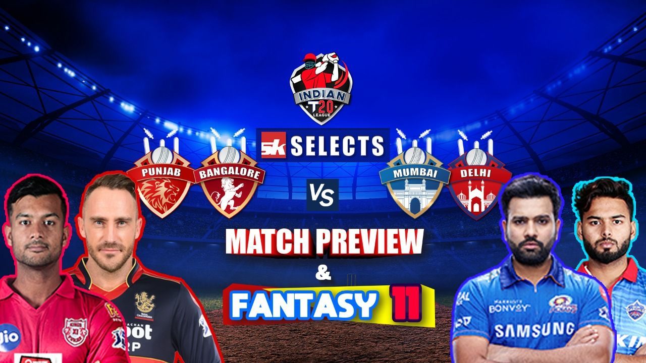 IPL 2022: RCB vs PBKS | MI vs DC | Fantasy Prediction | Best Fantasy Picks | SK Selects