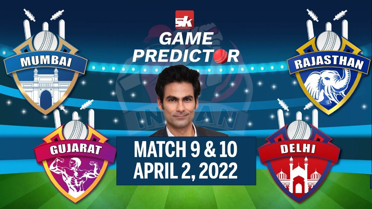 IPL 2022: MI vs RR | GT vs DC | SK Game Predictor ft. Mohammad Kaif | Double Headers