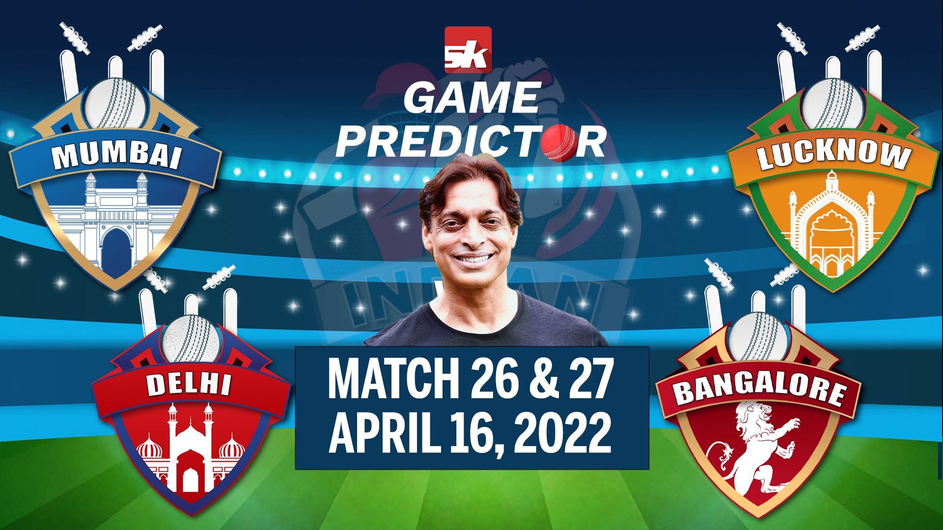 IPL 2022: MI vs LSG | DC vs RCB |SK Game Predictor ft. Shoaib Akhtar | Rohit Sharma | Rishabh Pant