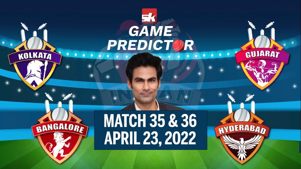 IPL 2022: KKR vs GT | RCB vs SRH |SK Game Predictor ft. Mohammad Kaif| Faf du Plessis |Andre Russell