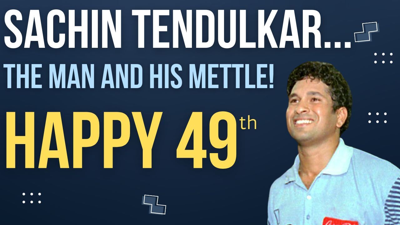 When Sachin Tendulkar was lying in the middle of the road | Sachin Tendulkar Anecdotes