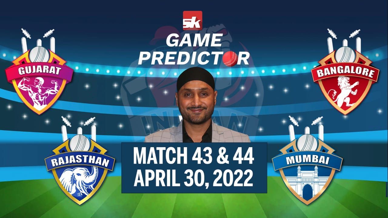IPL 2022: GT vs RCB | RR vs MI | SK Game Predictor ft. Harbhajan Singh | Virat Kohli | Rohit Sharma