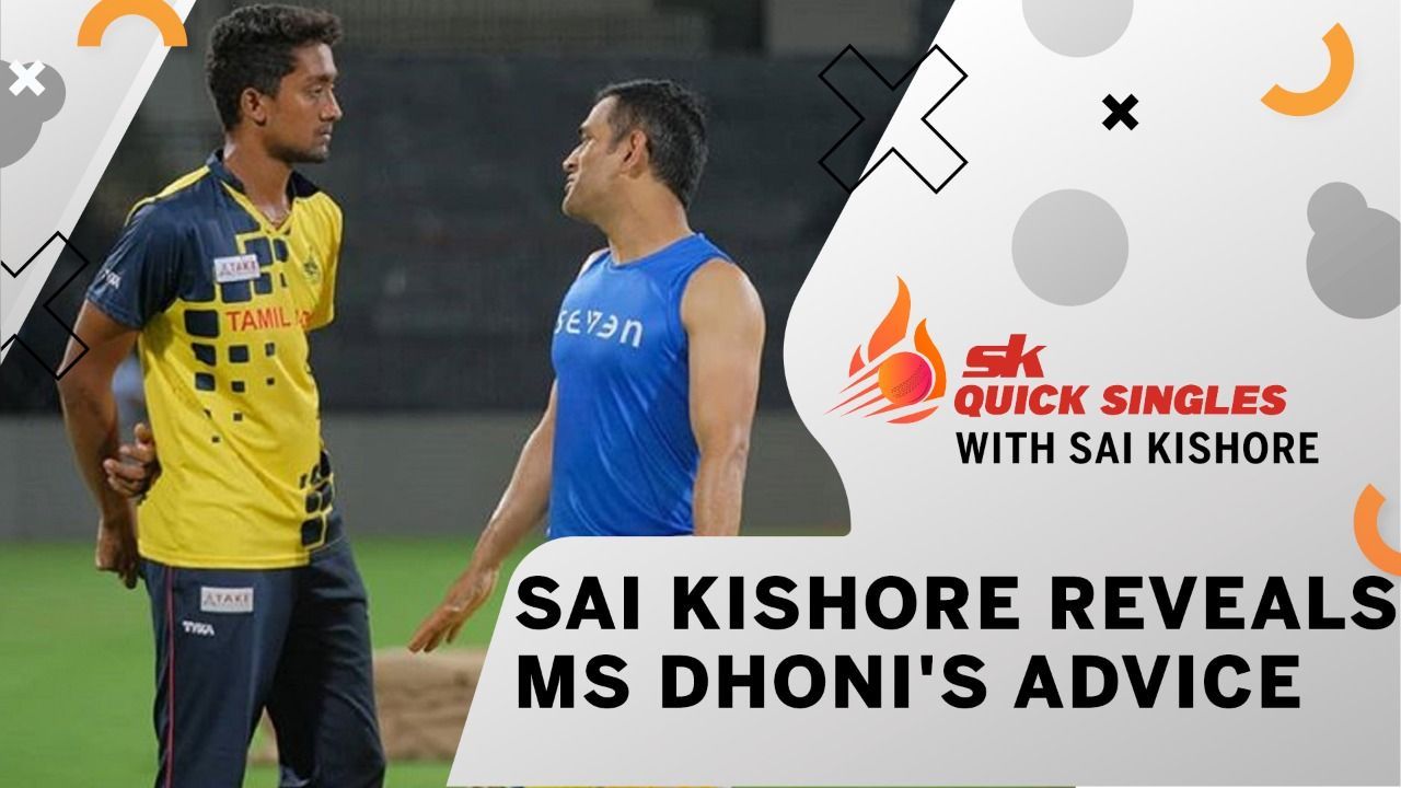 IPL 2022: R Sai Kishore reveals MS Dhoni's advice | SK Quick Singles | Gujarat Titans Debutant