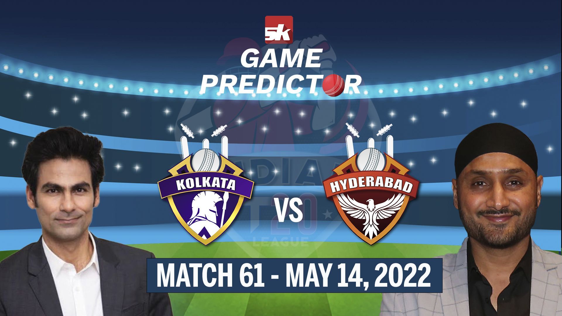 IPL 2022: KKR vs SRH | SK Game Predictor ft. Harbhajan Singh & Mohammad Kaif | Kane Williamson | Andre Russell