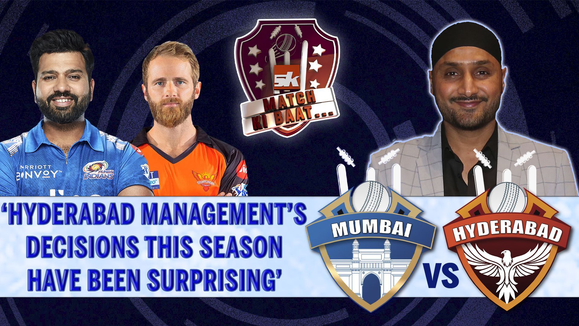 IPL 2022 MI vs SRH Match Preview SK Match Ki Baat ft. Harbhajan Singh Rohit Sharma