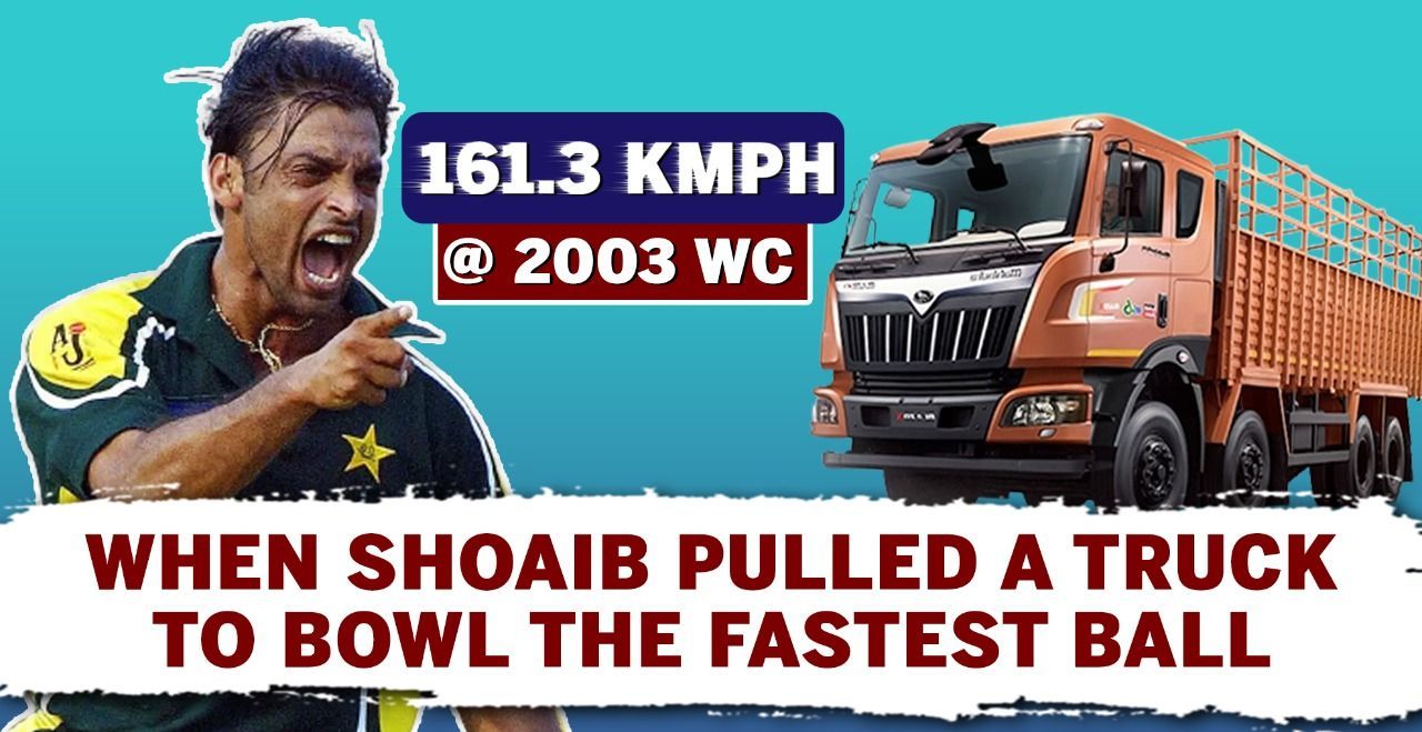 IPL 2022: When Shoaib Akhtar Pulled A Truck To Bowl The Fastest Ball | 161.3 kmph | Fastest Delivery In Cricket