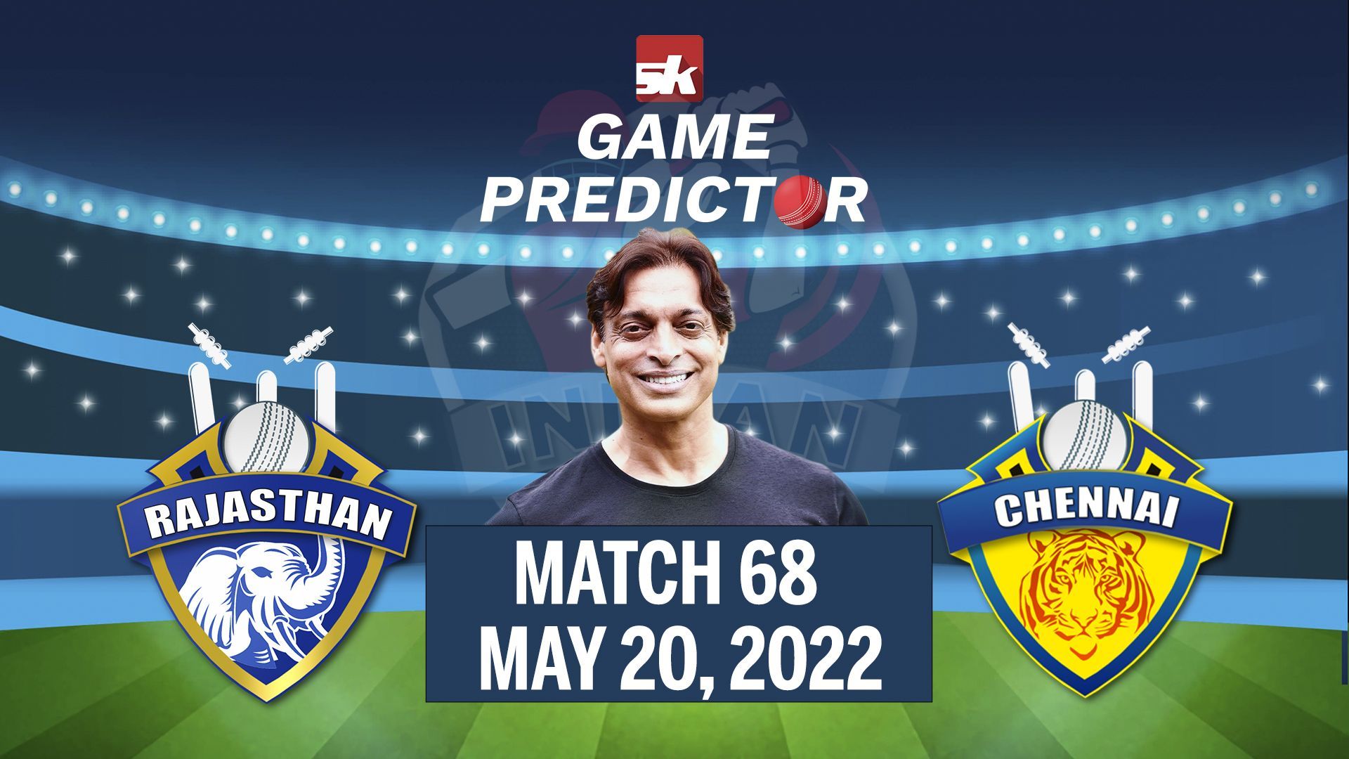 IPL 2022: RR vs CSK | SK Game Predictor ft. Shoaib Akhtar | MS Dhoni | Sanju Samson