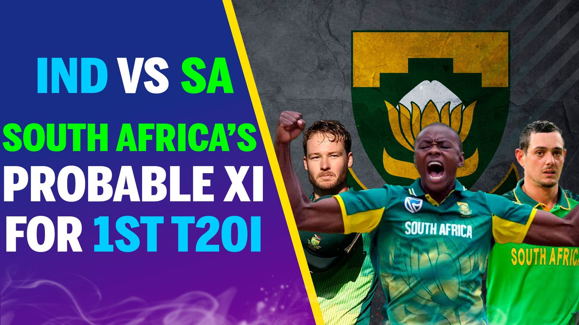 IND vs SA: South Africa's Probable Playing XI for 1st T20I | David Miller | de Kock | Rabada