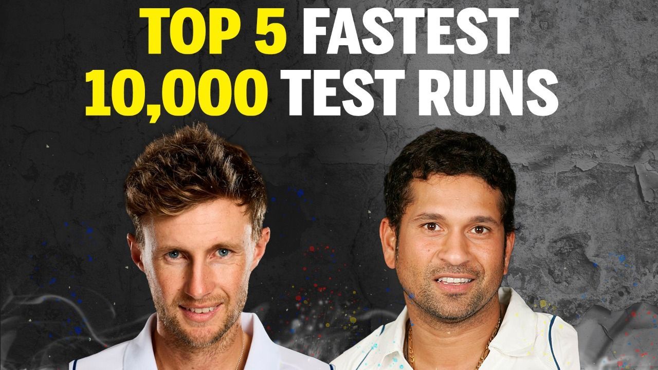 Top 5 Fastest Batsmen to Reach 10,000 Test Runs | Sachin Tendulkar | Joe Root | Rahul Dravid