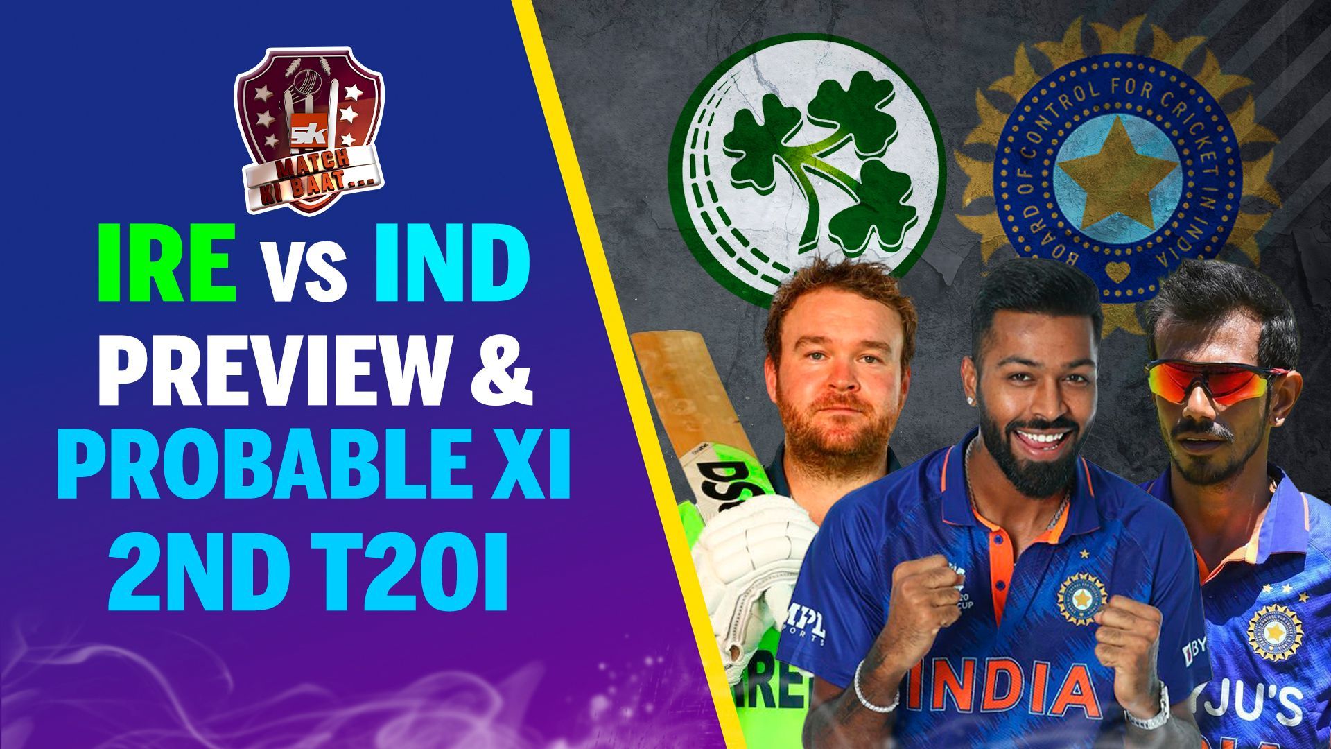 Ire Vs Ind 2nd T20i Preview And Probable Xi Hardik Pandya Umran Malik Harry Tector