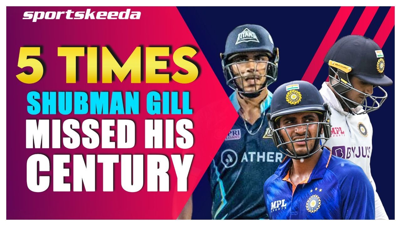 5 Times Shubman Gill deserved a Century but Failed
