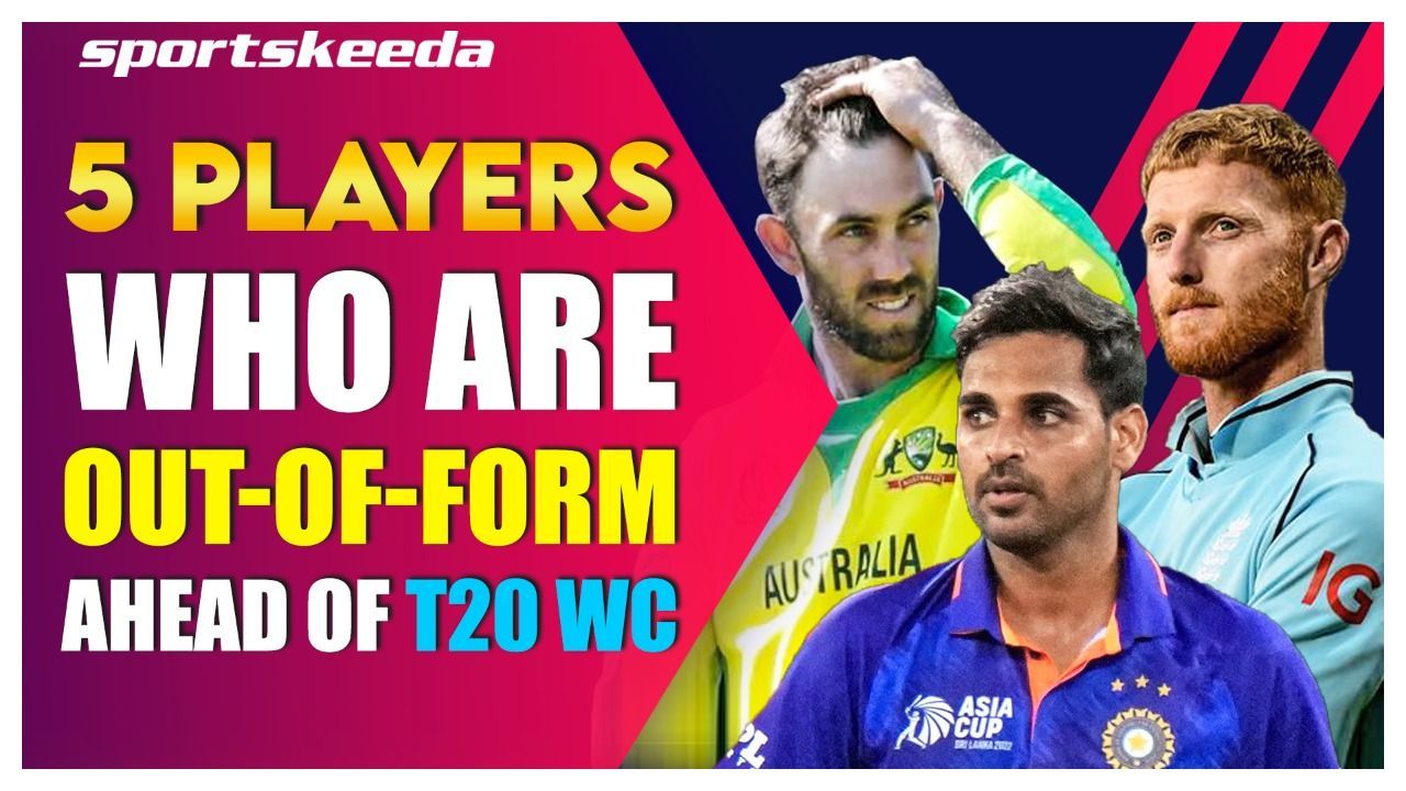 T20 WC 2022: 5 players whose form is a concern for their teams | Bhuvneshwar Kumar | Maxwell |Stokes