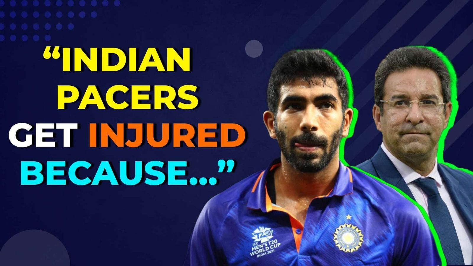 Wasim Akram reveals the Biggest reason behind the recurring injuries of Indian Pacers | Jasprit Bumrah