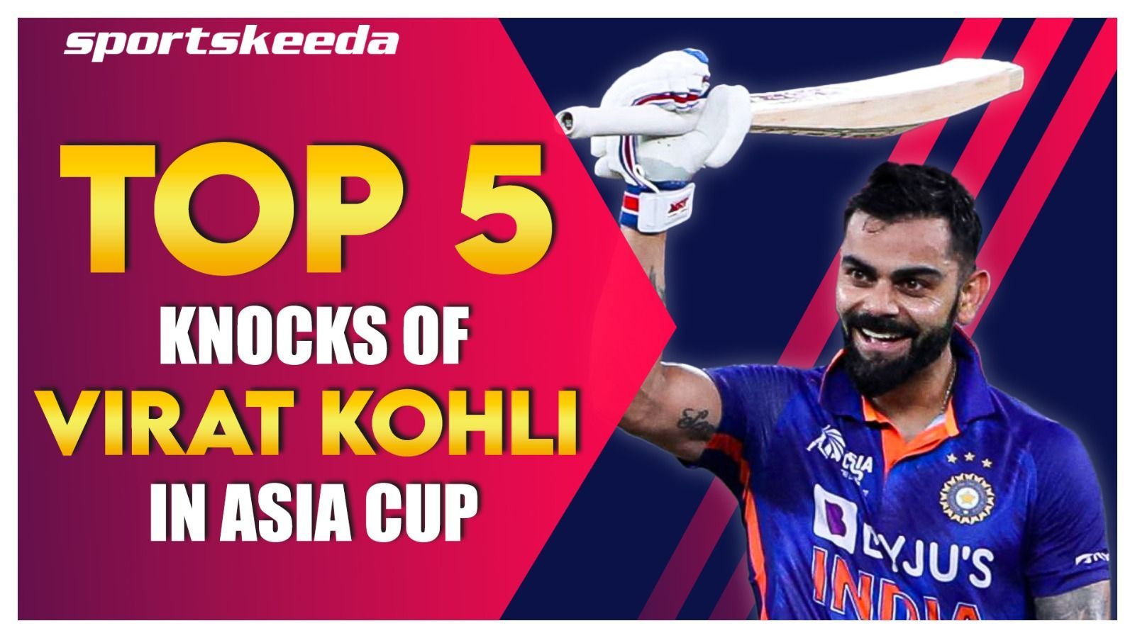 5 Best Knocks of Virat Kohli in Asia Cup