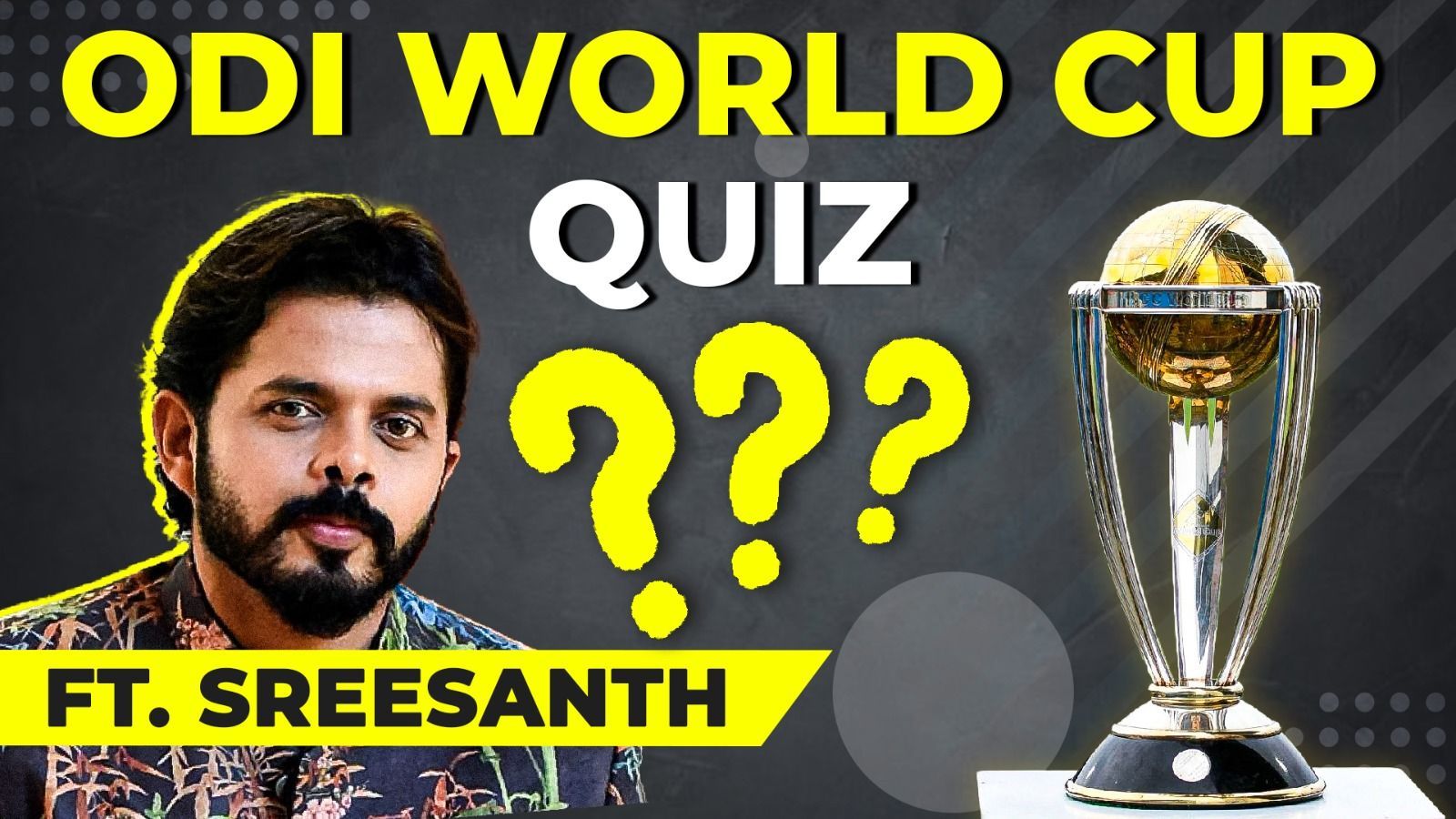 1975 to 2019: Men's ODI Cricket World Cup Quiz Ft. Sreesanth | Dhoni