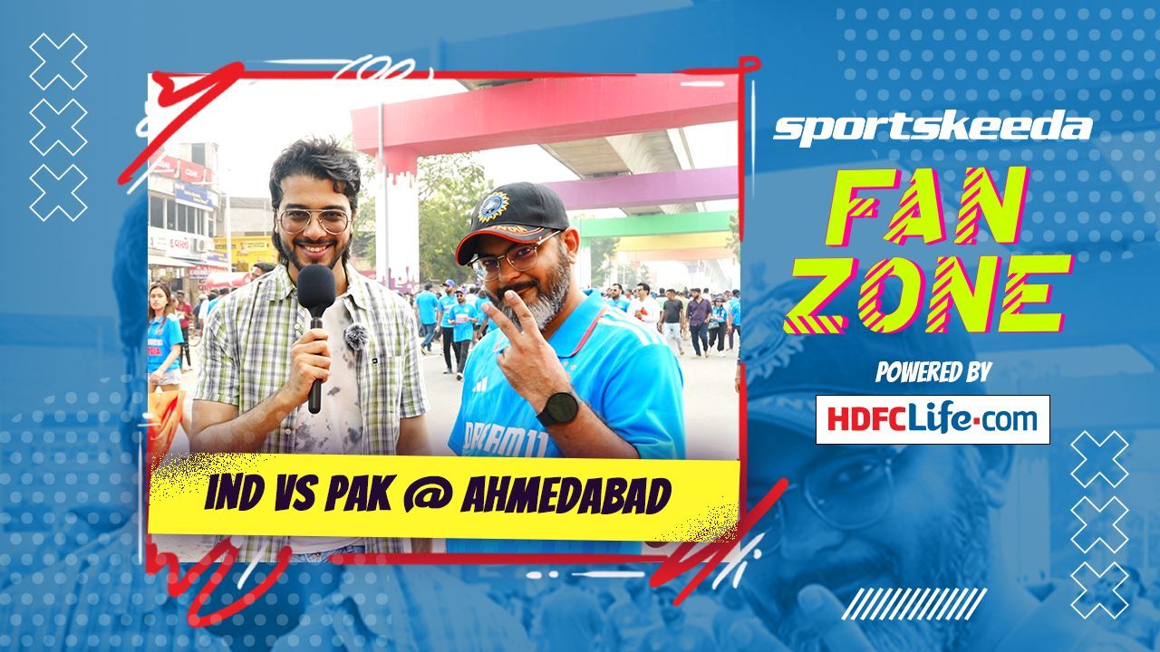 IND VS PAK FanZone by Sportskeeda | Ahmedabad | HDFC LIFE