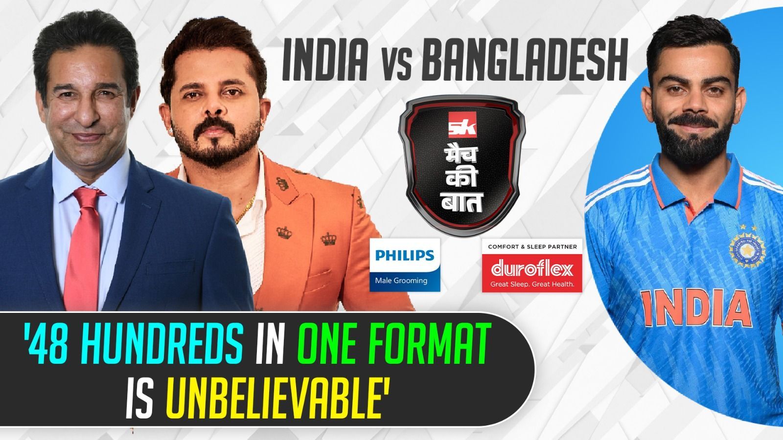 ‘Only Kohli Can Swiftly Run Doubles When He's In The 90s’- Sreesanth | Wasim Akram | WC 2023