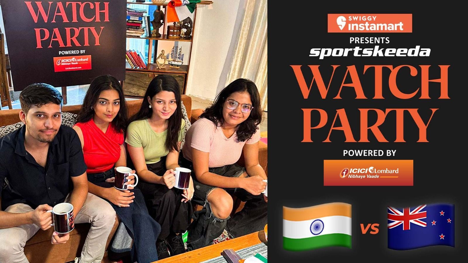 IND vs NZ: Virat Kohli ने New Zealand से लिया धोनी का बदला? Sk Watch Party Indian fans Crazy Reaction