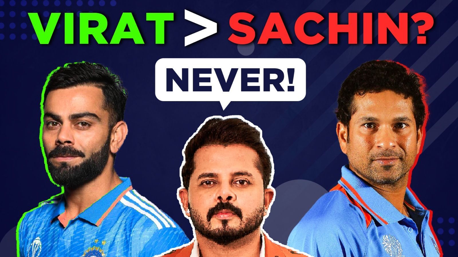 Sreesanth explains why Sachin Tendulkar was better than Virat Kohli (Even In ODIs)