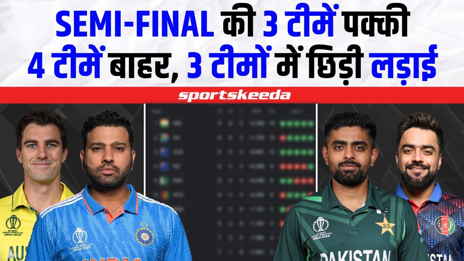 तीन टीमों में फंसा पेंच... कौन करेगा IND, SA, AUS को सेमी-फाइनल के लिए चेज़ | World Cup 2023