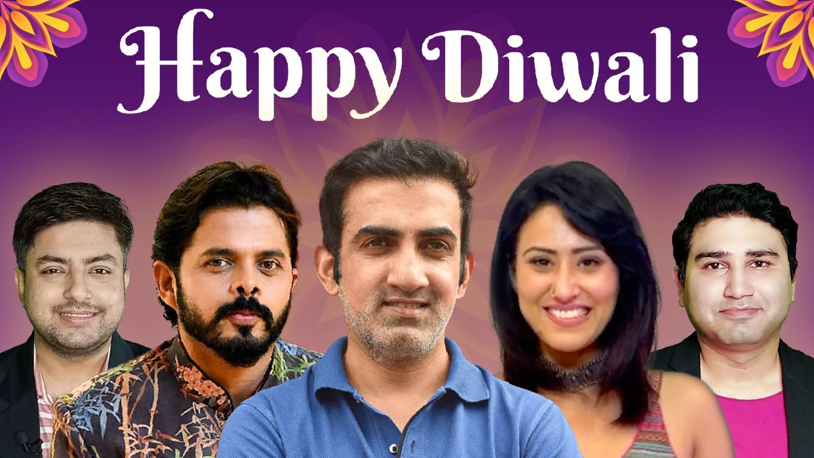 Happy Diwali From Sportskeeda Family Ft. Gautam Gambhir & Sreesanth