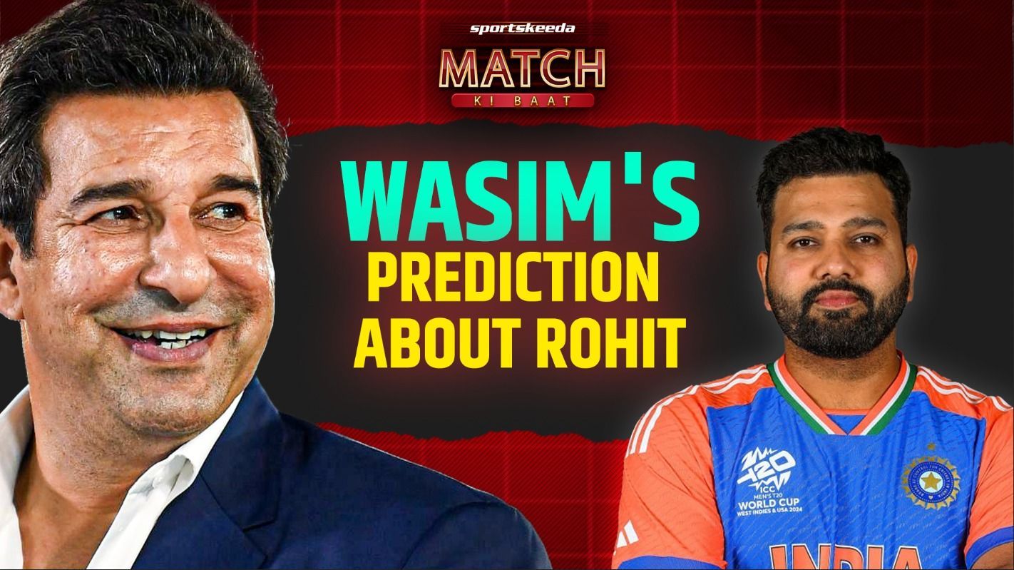 Pakistani cricket legend Wasim Akram talks about Team India captain Rohit Sharma's batting