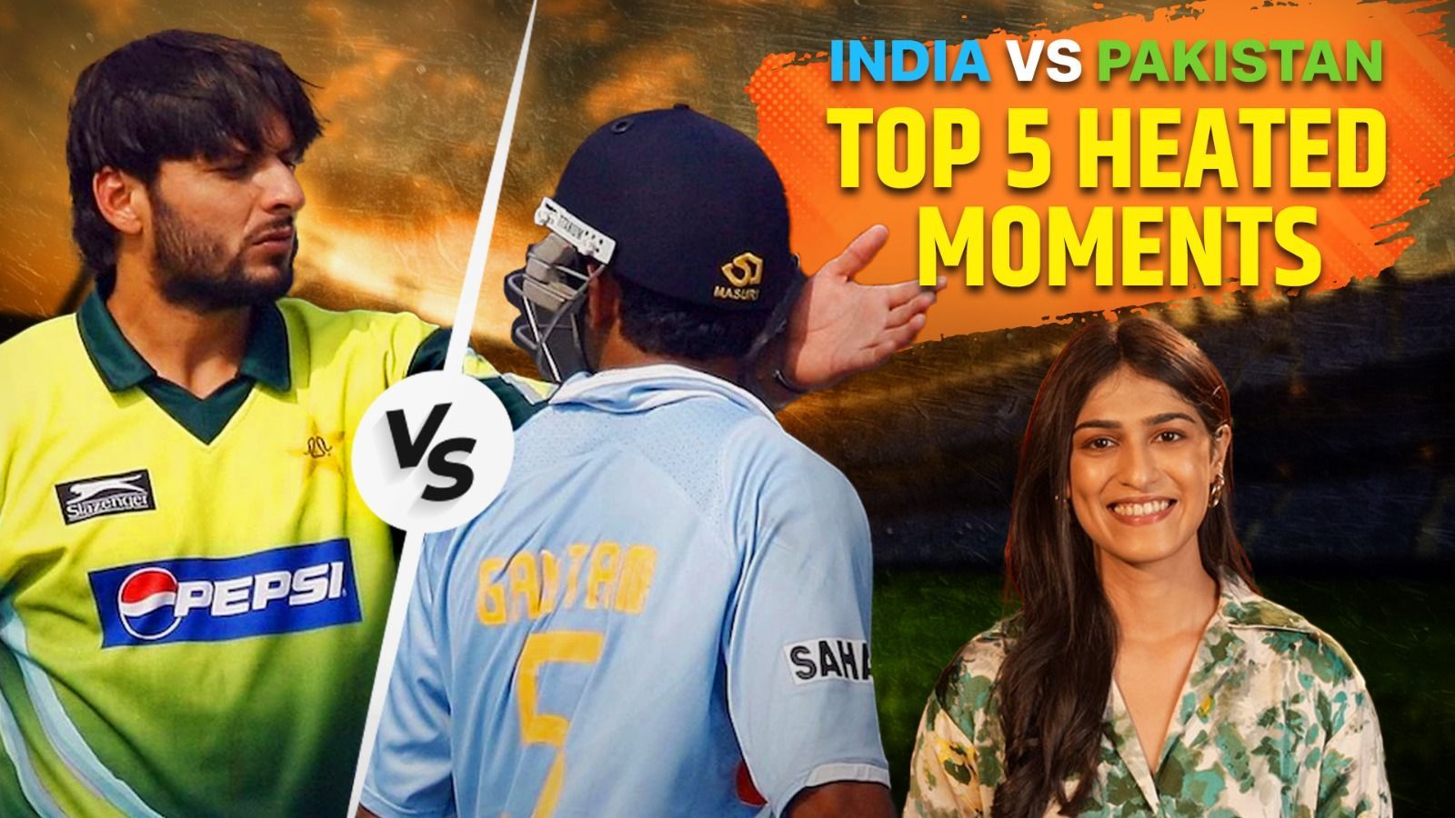 TOP 5 India vs Pakistan Moments- The greatest Cricket rivalry | Gautam Gambhir vs Shahid Afridi