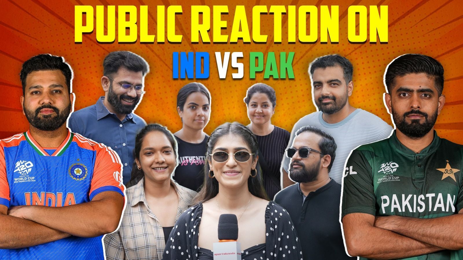 INDIA VS PAKISTAN Indian Fans Reaction on Virat Kohli vs Babar Azam | T20 World Cup 2024