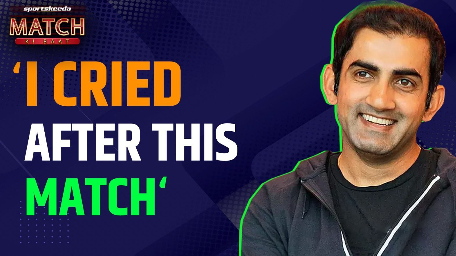 Gautam Gambhir cried after Team India lost the match by just 1 run