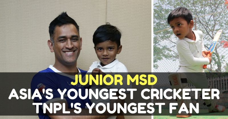 Watch: Junior MSD - Asia's Youngest Cricketer & TNPL's Youngest Fan