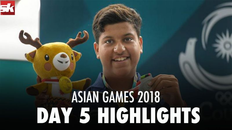 Asian Games 2018 Day 5 Highlights