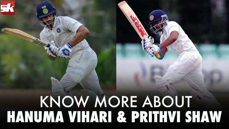 All You Need To Know About Prithvi Shaw And Hanuma Vihari