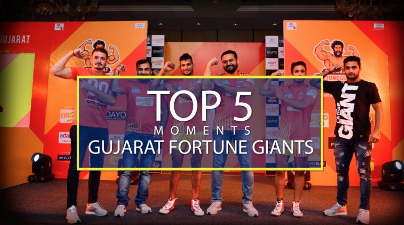 Gujarat Fortune Giants: Top 5 moments so far in PKL 2018
