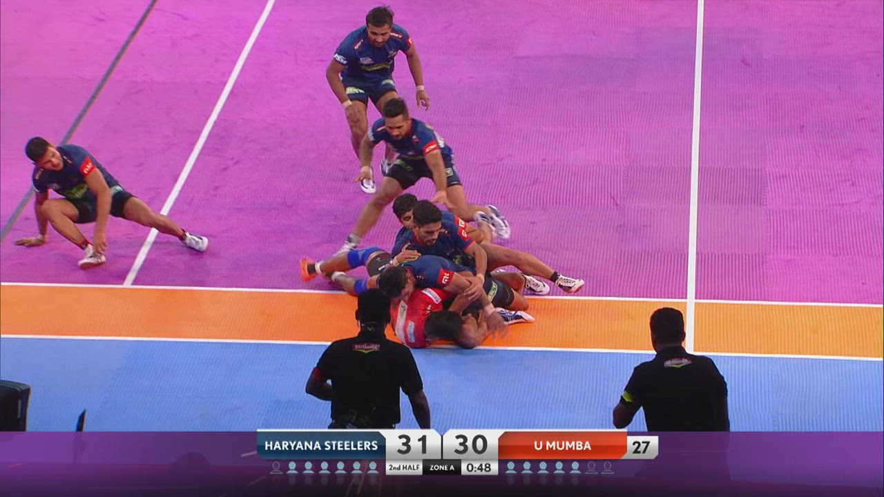 U Mumba vs Haryana Steelers | Pro Kabaddi 2018 | Match Highlights | 11th November | Match 59