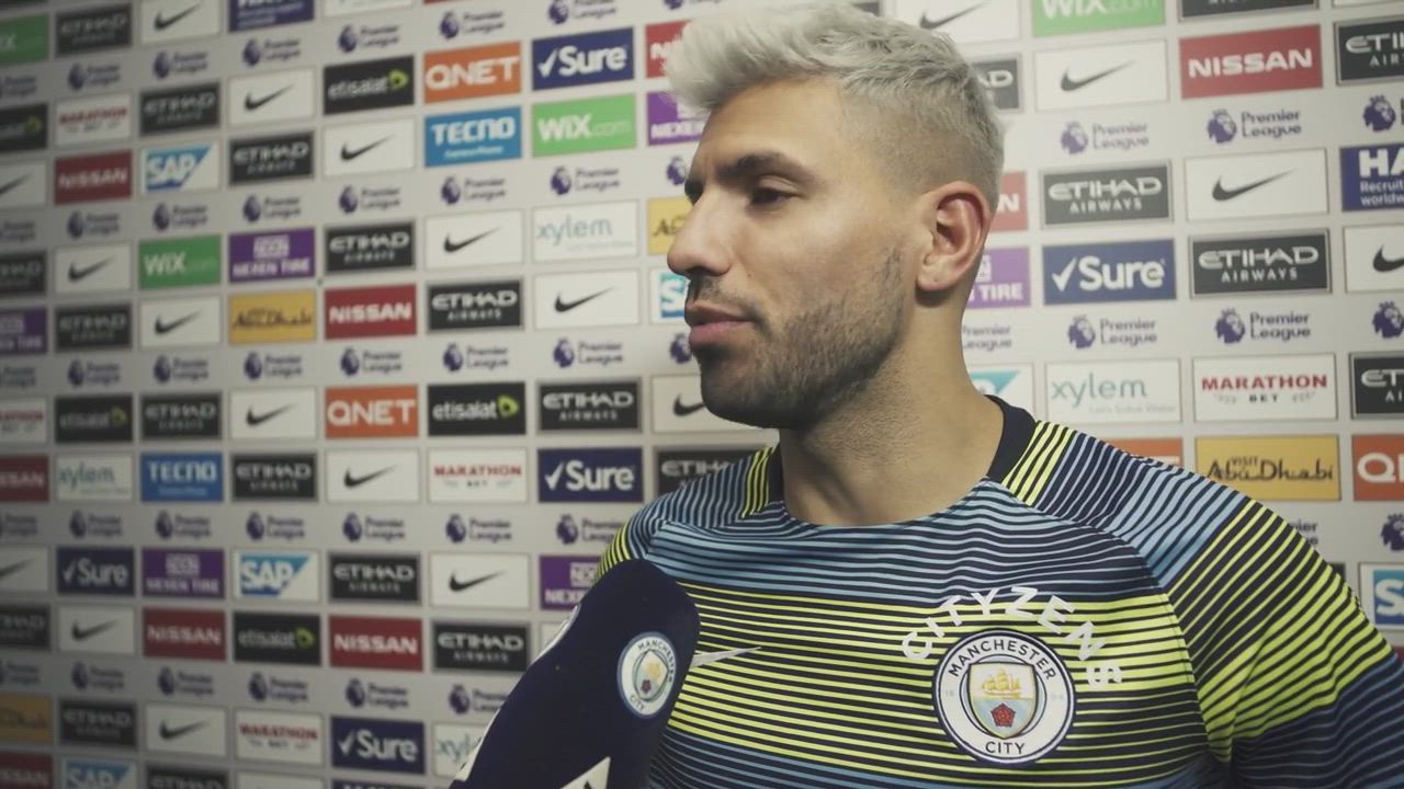 Sergio Aguero's post-match interview after 3-1 win in Manchester Derby