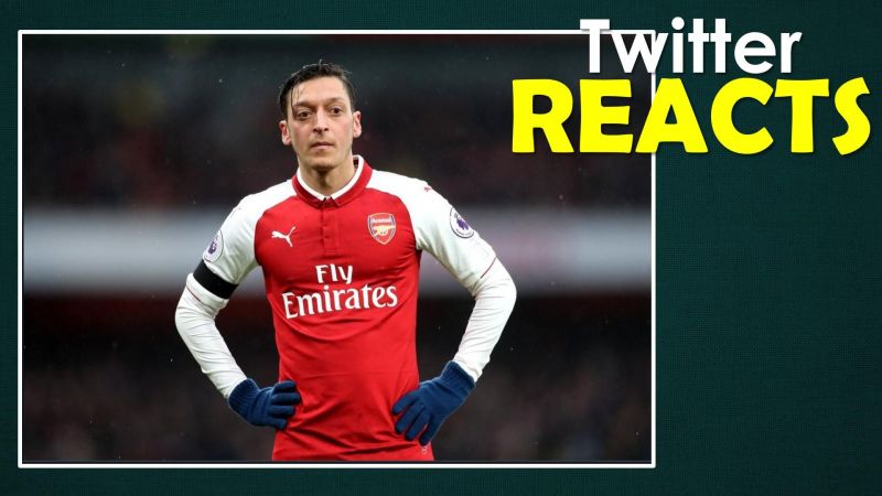 Mesut Özil is not in the Arsenal squad and many fans are not impressed