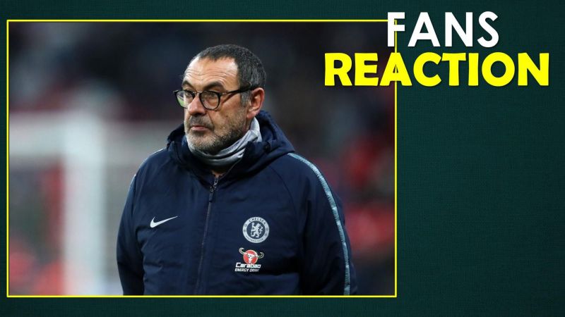 Fans Blame Maurizio Sarri For Chelsea Loss Against Arsenal