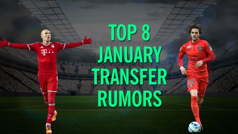 Top 8 Possible January Transfers 2019 | FT. Robben, Balotelli, Rabiot