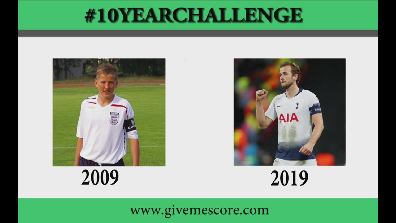FOOTBALLERS_ 10 YEAR CHALLENGE ft Cristiano Ronaldo and Harry Kane