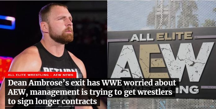 Details on Dean Ambrose WWE Future
