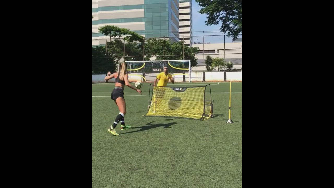 Football Skills with Natalia Guitler the woman who beat Neymar and impressed Ronaldinho