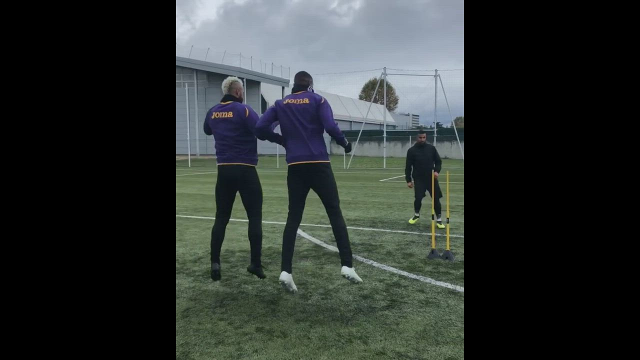 Football Skills And Drills: Ligue 1 Players John Bostock And Fortes Steven