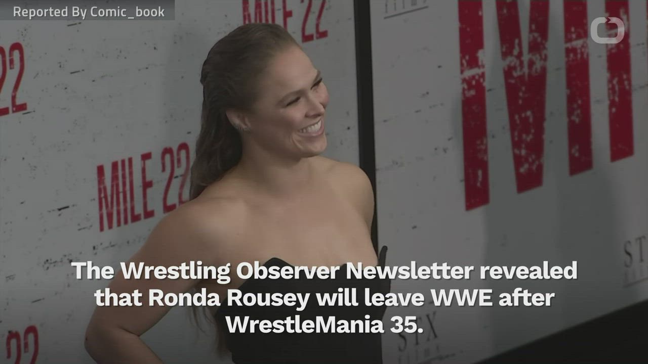 WWE: Ronda Rousey to Take A Break from WWE after Wrestlemania?