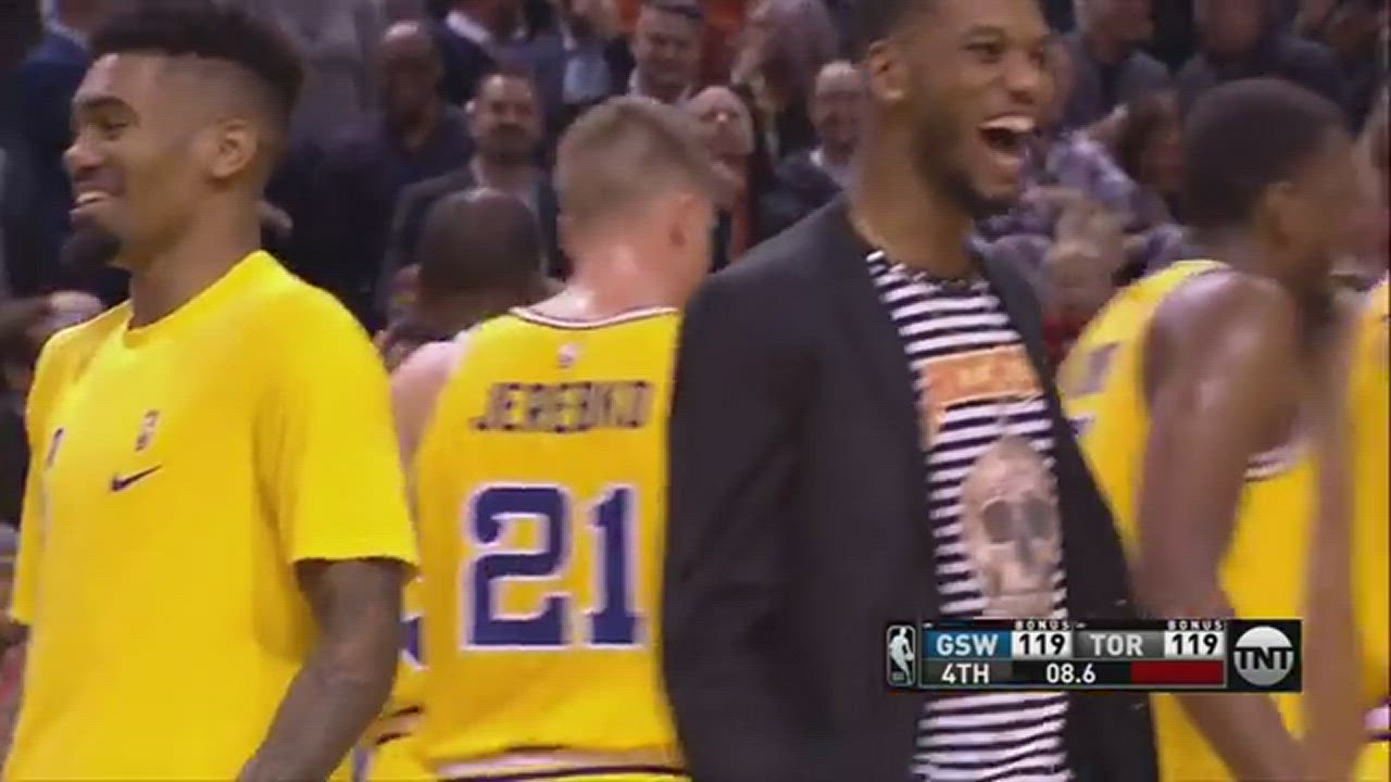 NBA: Kevin Durant-Drake beefing during the game