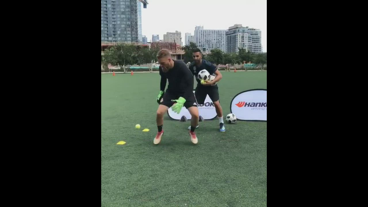 MLS: Toronto FC Keeper Caleb Patterson-Sewell Showing his Football Skills And Drills