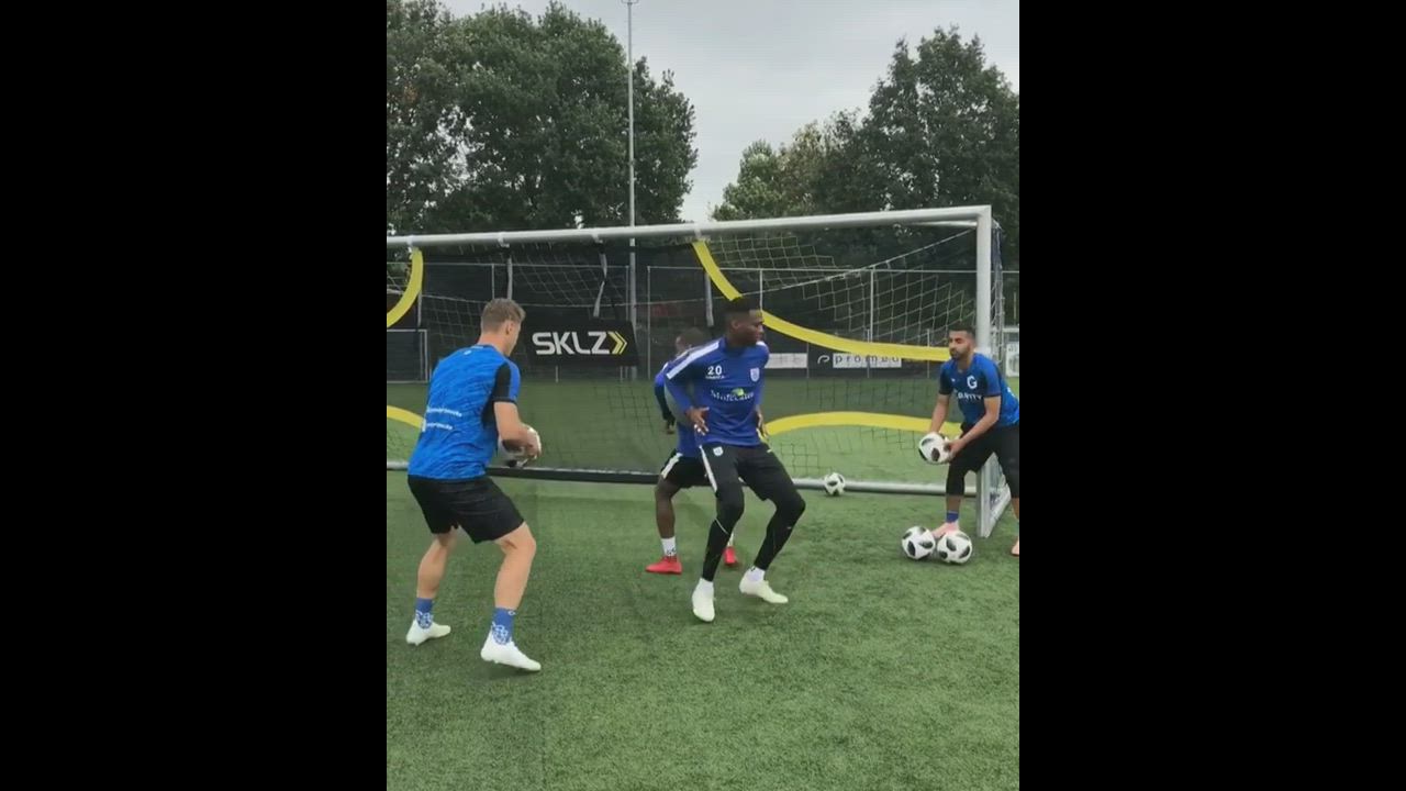 Football Skills And Drills: PEC Zwolle Players Ruben Ligeon And Kingsley Ehizibue