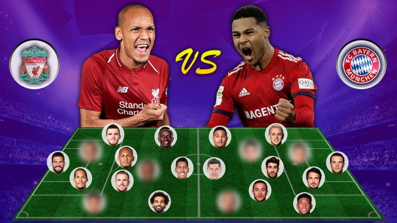 Bayern Munich VS Liverpool Predicted Lineups - UEFA Champions League Predicted lineups and Bayern Munich Liverpool Injury News, suspensions and more